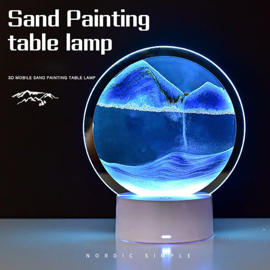 7 Colors USB Sandscape Table Lamp - Tech&Accessories 